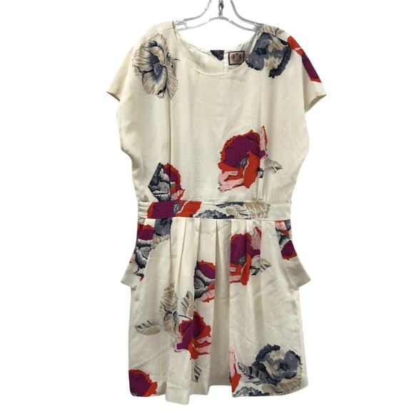 Juicy Couture Silk Dress 14 Floral White Pre-Kohl’s Y2K Rare Label with Pockets - Picture 1 of 5